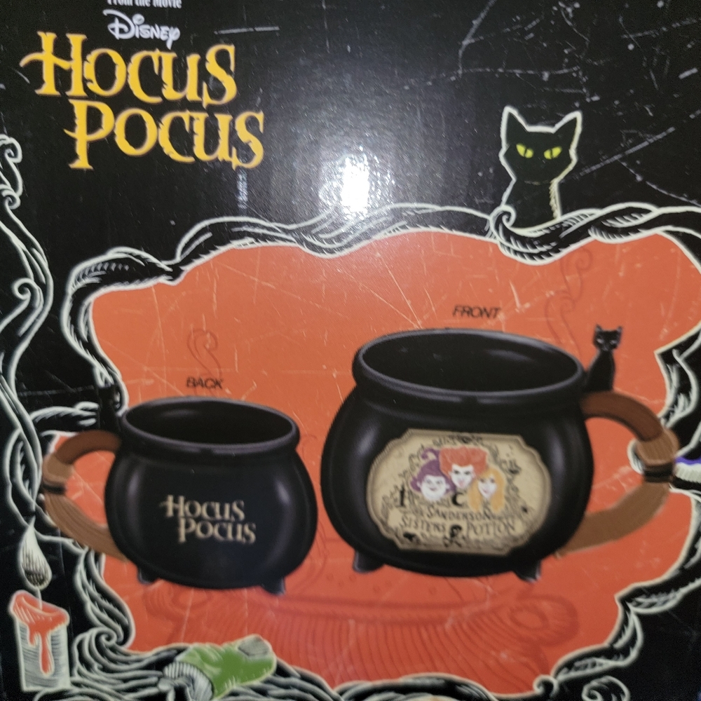 NEW Boxed Hocus Pocus Sculpted Cauldron MUG - Picture 11 of 12